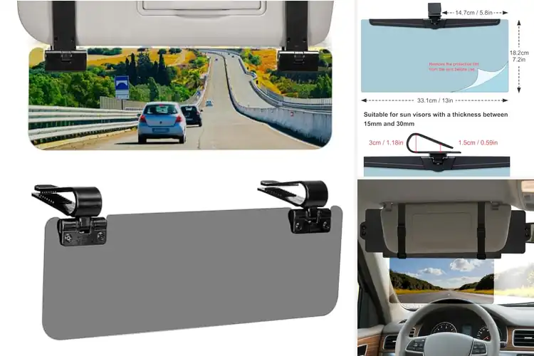 Detailed view of Best Adjustable Car Visor Extenders