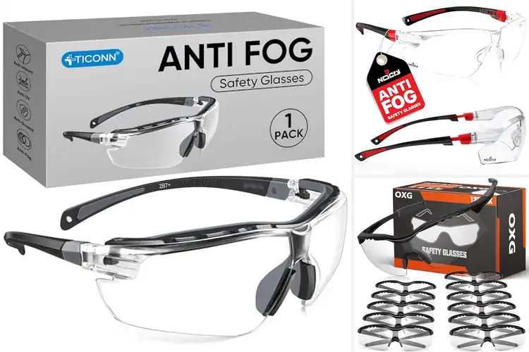 Detailed view of Best ANSI Z87.1 Safety Glasses