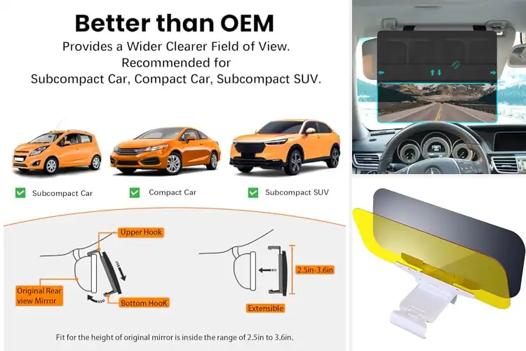 Detailed view of Best Anti-Glare Car Tools: 10 Must-Haves for Safer Driving