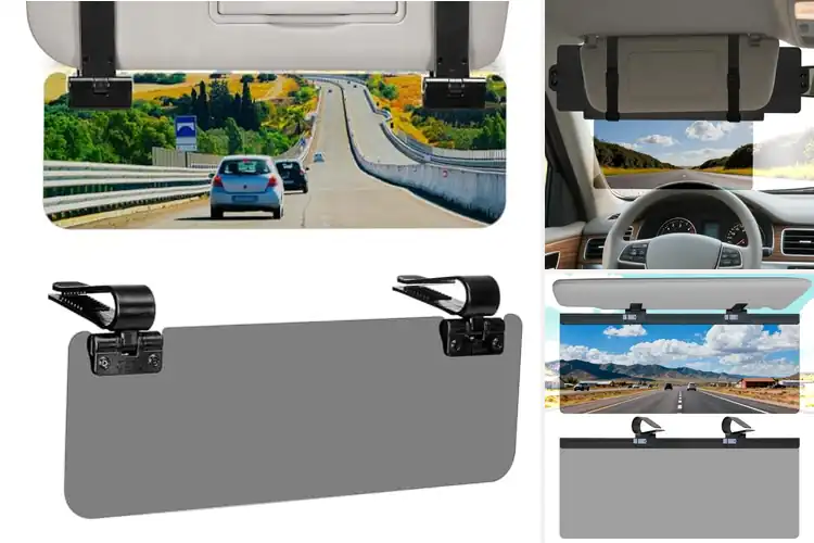 Detailed view of Best Anti-Glare Visor Extenders
