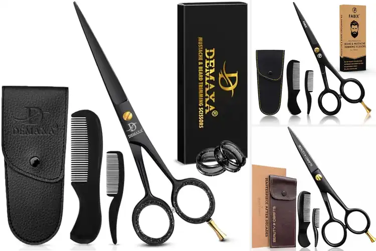 Detailed view of Best Beard Scissors for Precise Grooming