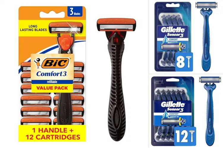 Detailed view of Best Comfort Shaving Razors
