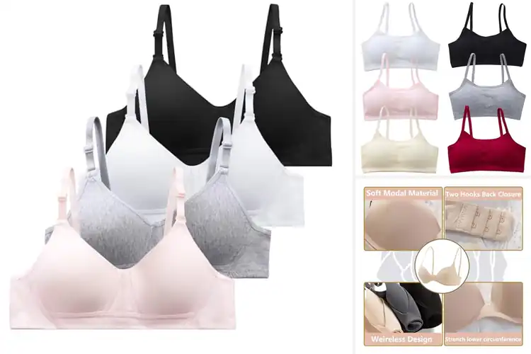 Detailed view of Best Comfortable Bralettes For Teens