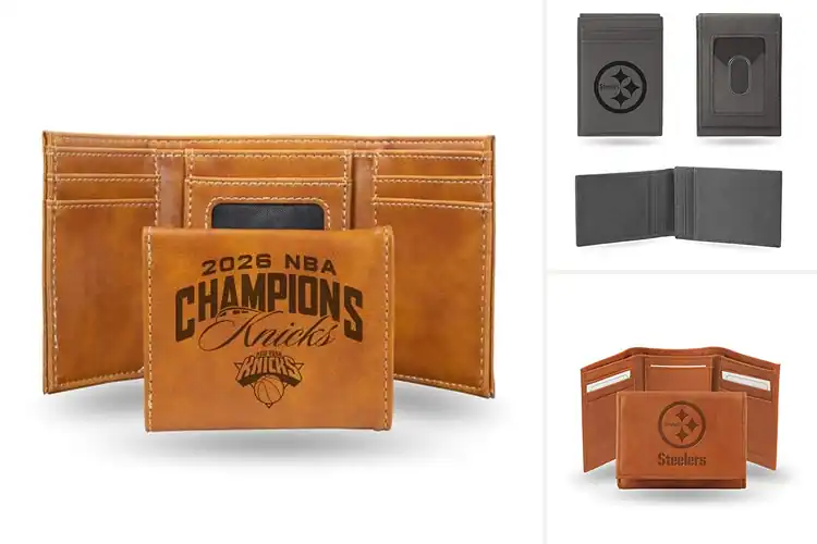Detailed view of Best Compact Team Logo Wallets