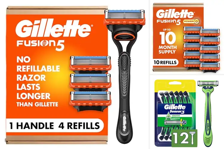 Detailed view of Best Gillette Razors