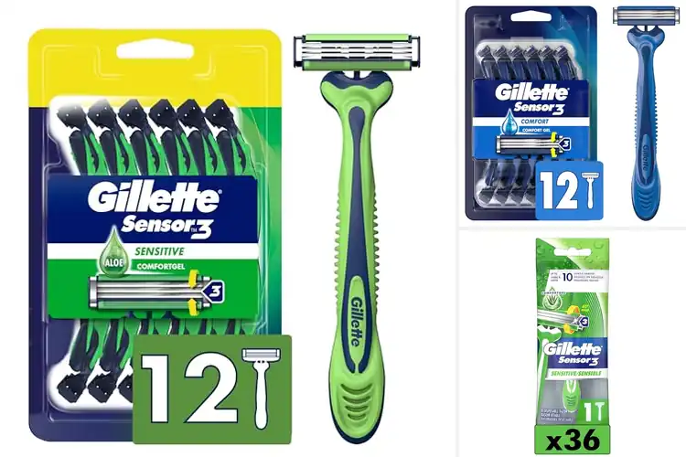 Detailed view of Best Gillette Sensor3 Razors: Top 10 for Smooth Shaves