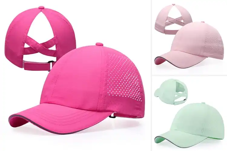 Detailed view of Best Girls Ponytail Hats