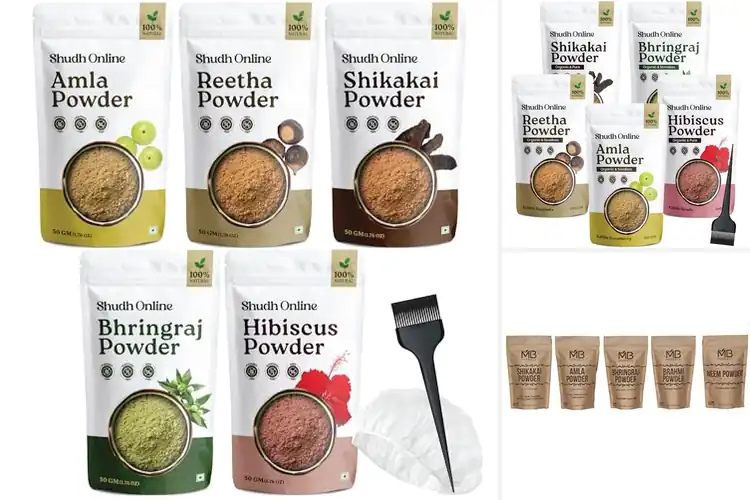 Detailed view of Best Hair Mask Powders