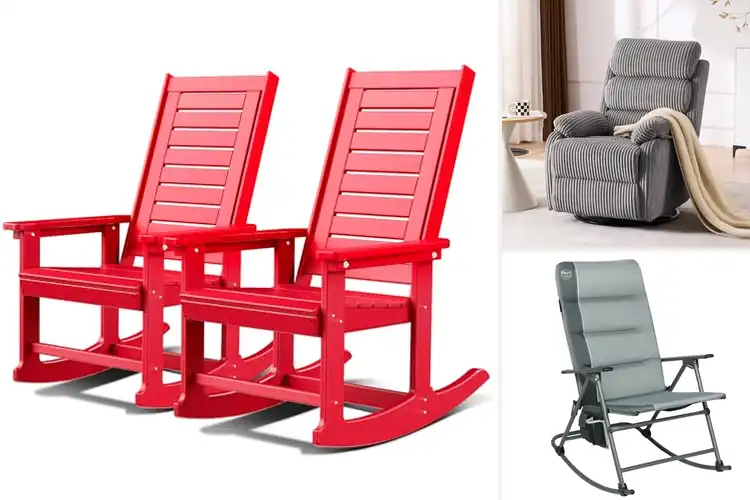 Detailed view of Best High-Back Rocking Chairs