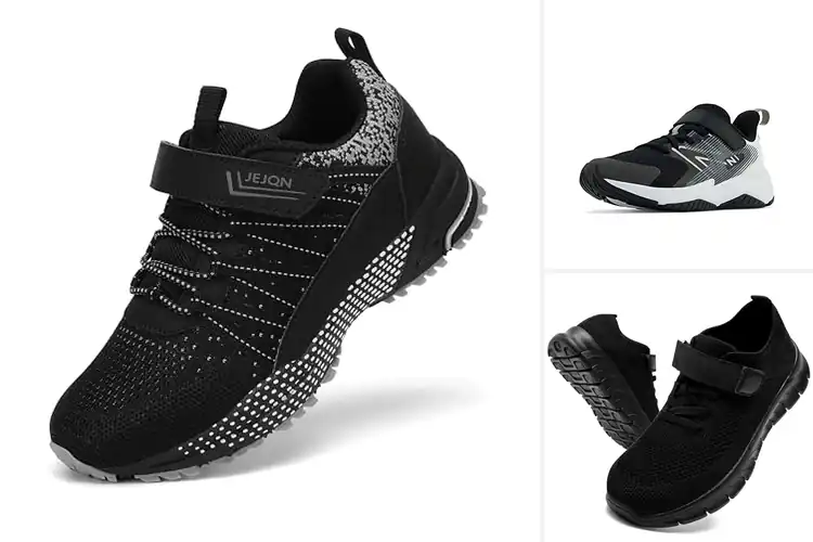 Detailed view of Best Kids Hook And Loop Athletic Shoes