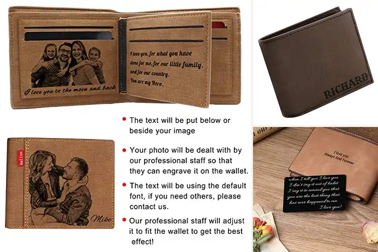 Detailed view of Best Laser Engraved Wallet