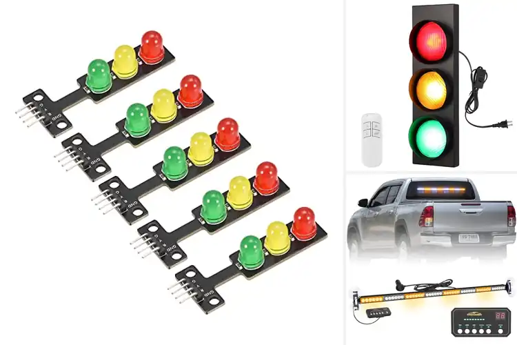 Detailed view of Best LED Traffic Light Displays: Top Picks for Your Project