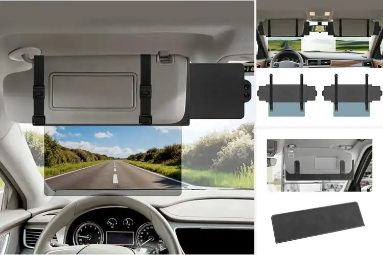 Detailed view of Best Lifetime Warranty Sun Visor Extenders