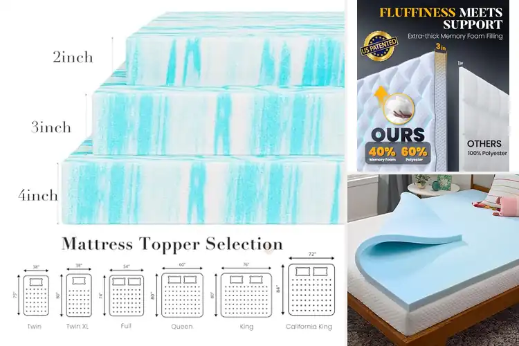 Detailed view of Best Memory Foam Mattress Toppers