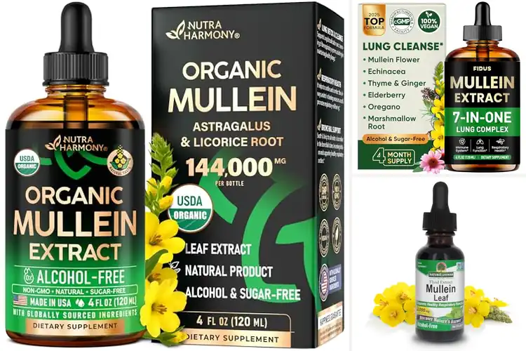 Detailed view of Best Mullein Drops for Lungs – Breathe Easy, Stay Vital
