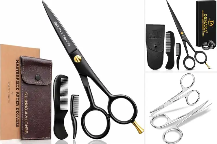 Detailed view of Best Mustache Scissors