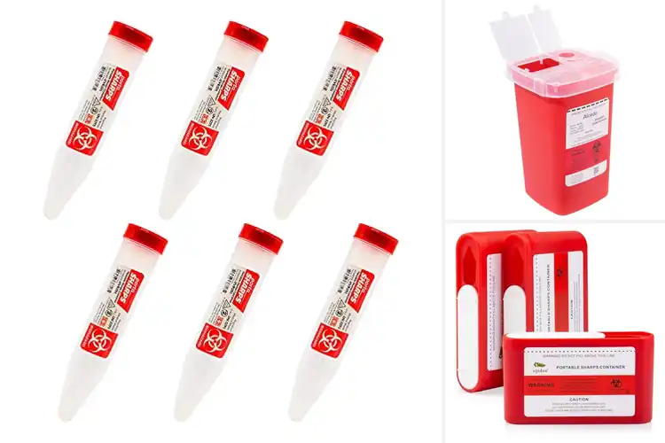 Detailed view of Best Portable Sharps Containers