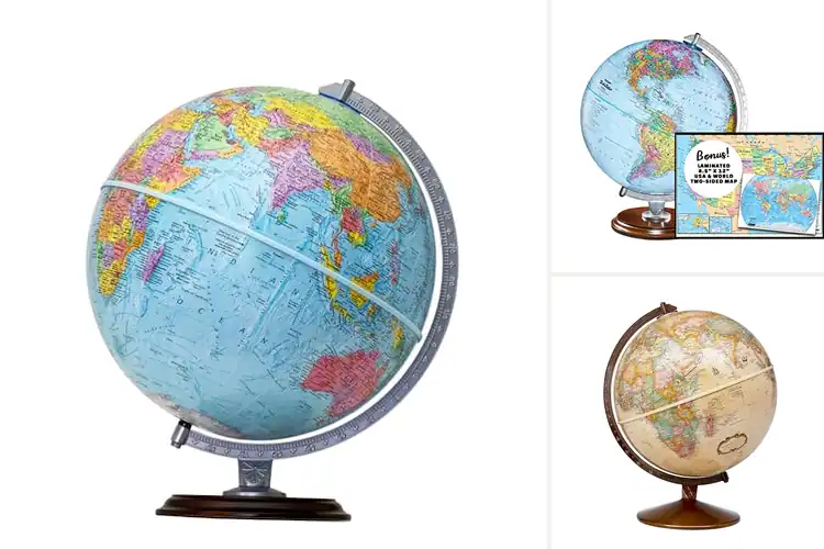 Detailed view of Best Raised Relief Globes