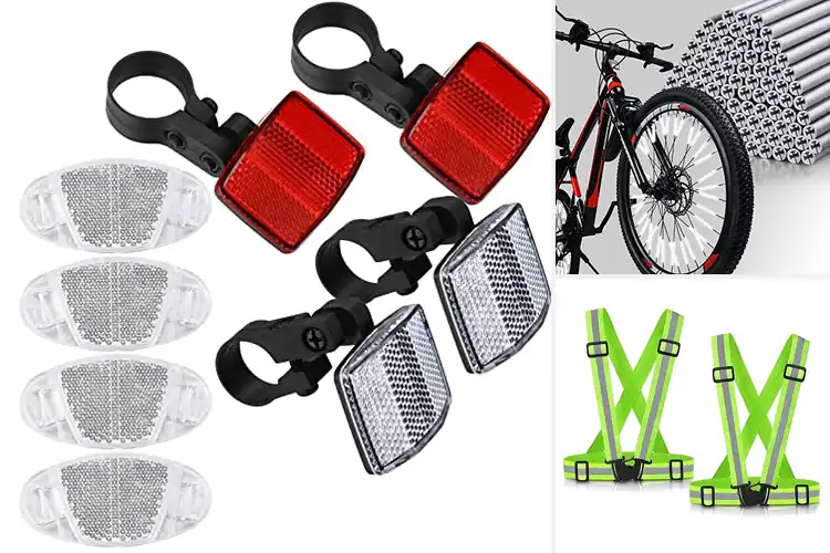 Detailed view of Best Reflective Bike Accessories for Night Safety