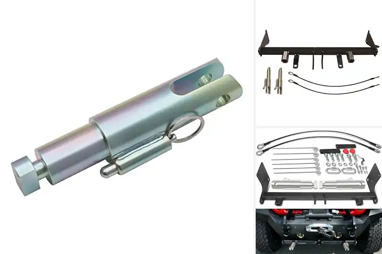 Detailed view of Best Removable Tab Towing Base Plates