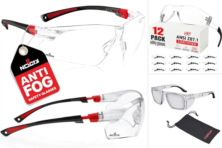 Detailed view of Best Scratch Resistant Safety Glasses