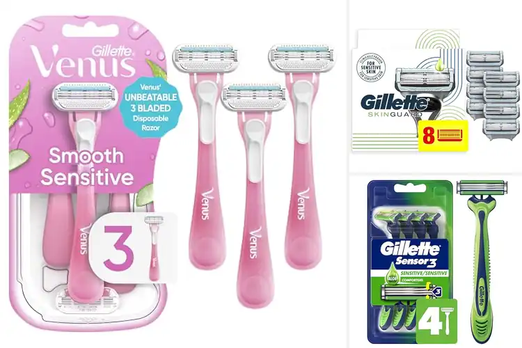 Detailed view of Best Sensitive Skin Razors for a Smooth, Gentle Shave