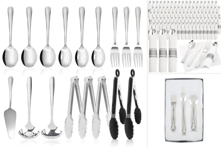 Detailed view of Best Silver Plated Utensil Sets