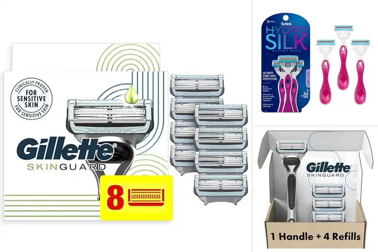 Detailed view of Best Skin Protection Razors