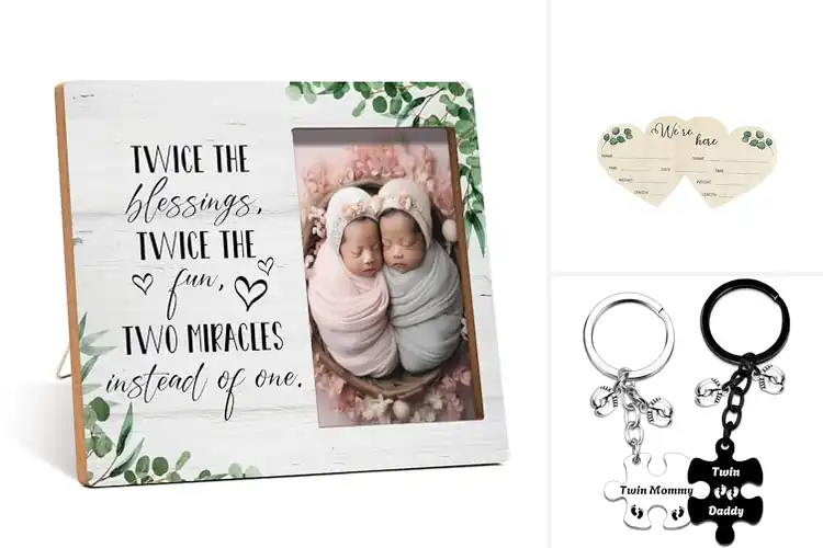 Detailed view of Best Twins Keepsake Gifts