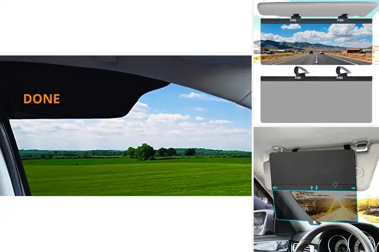 Detailed view of Best UV Protection Car Visors for Safer, Glare-Free Driving