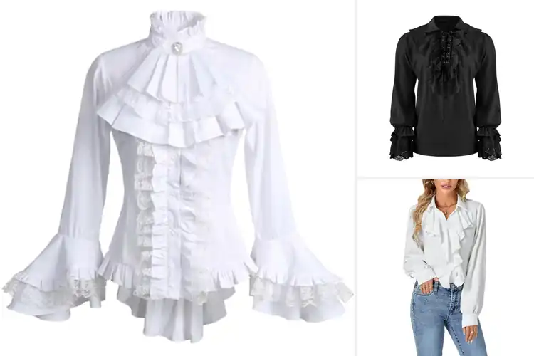 Detailed view of Best Victorian Ruffled Shirts