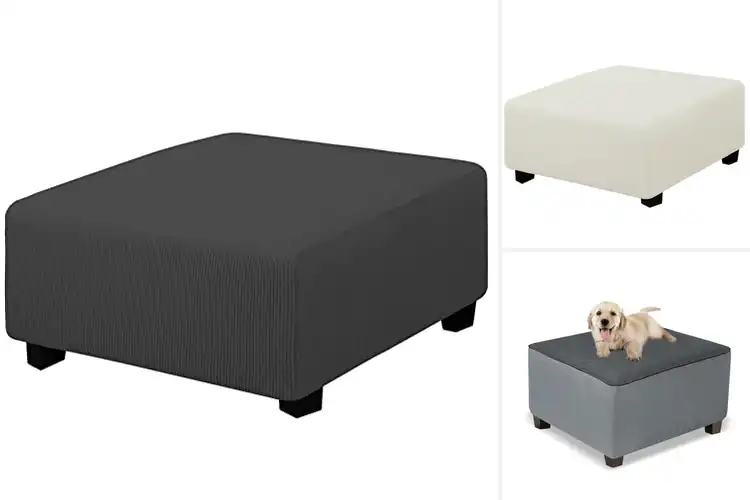 Detailed view of Best Washable Ottoman Covers